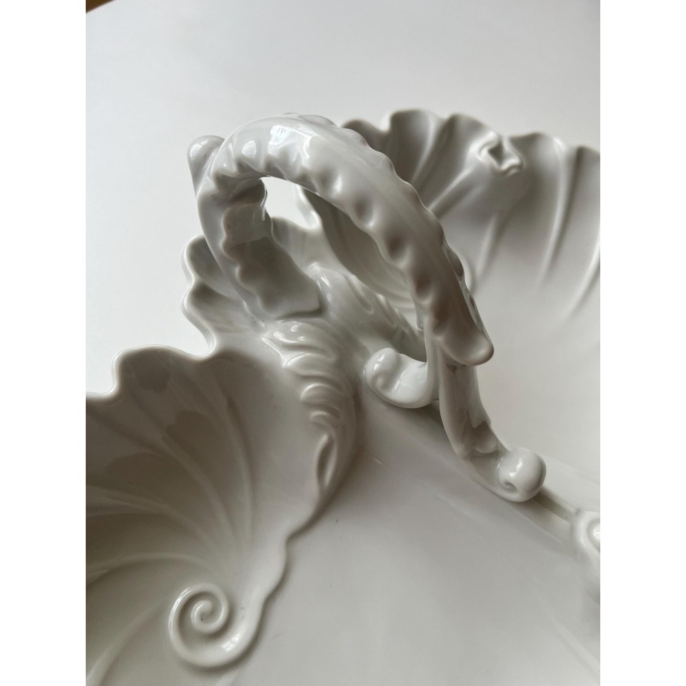 West Germany Vintage Double Leaf Relish/Snack dish - Picture 4 of 7